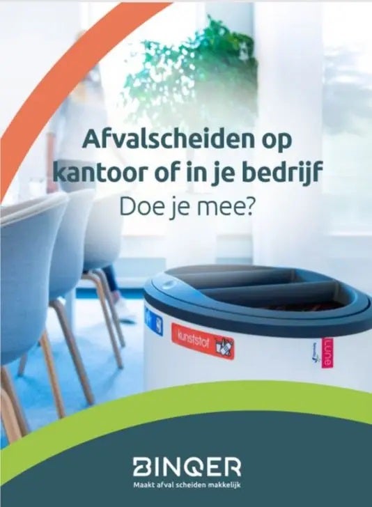 Brochure afvalscheiden op kantoor