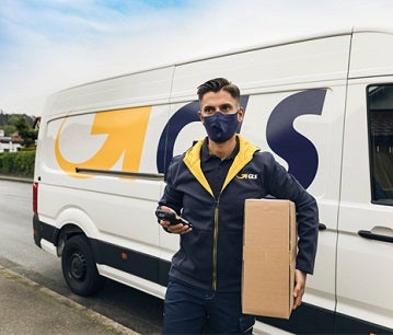 GLS bezorger