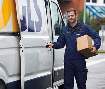 GLS bezorger