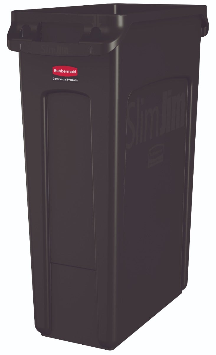 Rubbermaid pedaalemmer kunststof 68 liter zwart