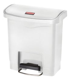 Rubbermaid pedaalemmer 15 liter wit