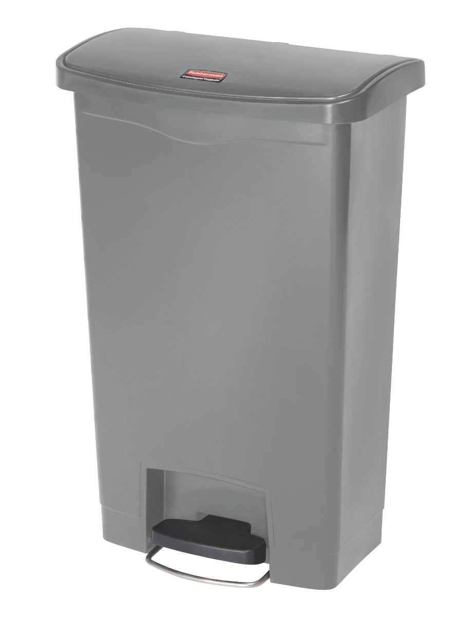 Rubbermaid pedaalemmer kunststof 50 liter grijs