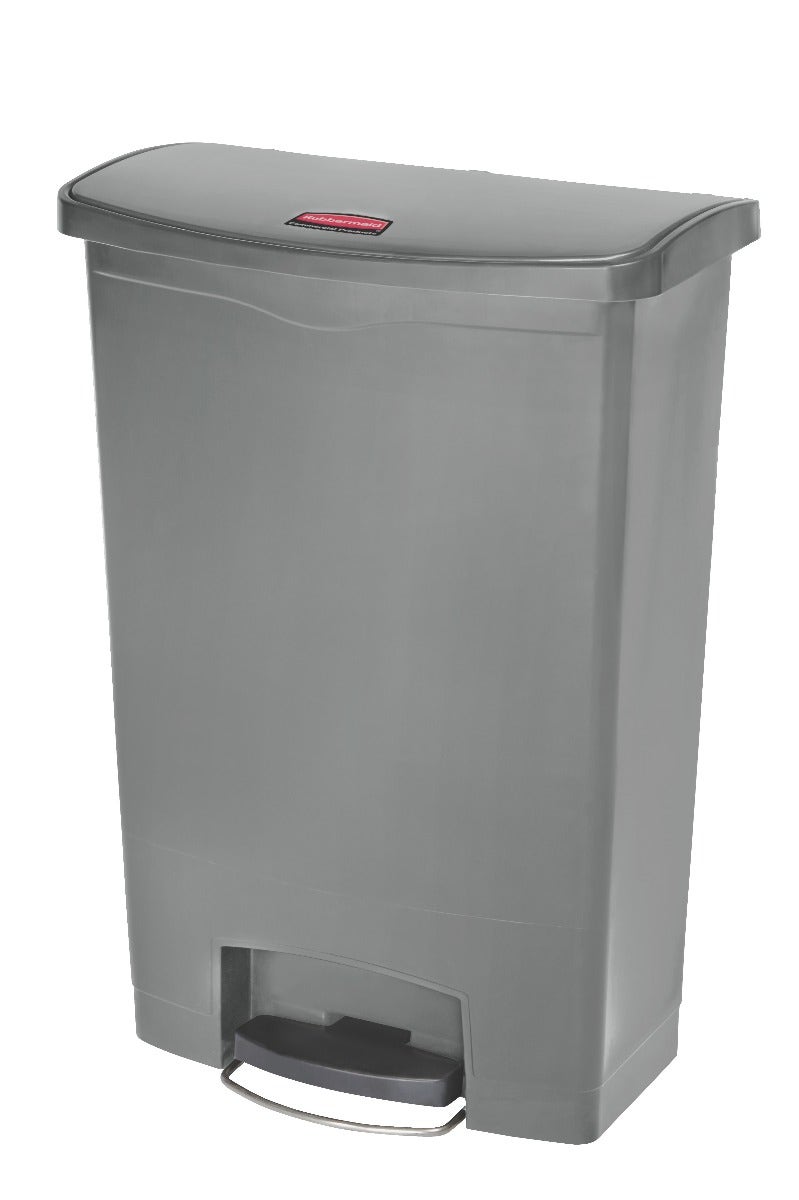 Rubbermaid Slim Jim Step On pedaalemmer 90 liter verrijdbaar
