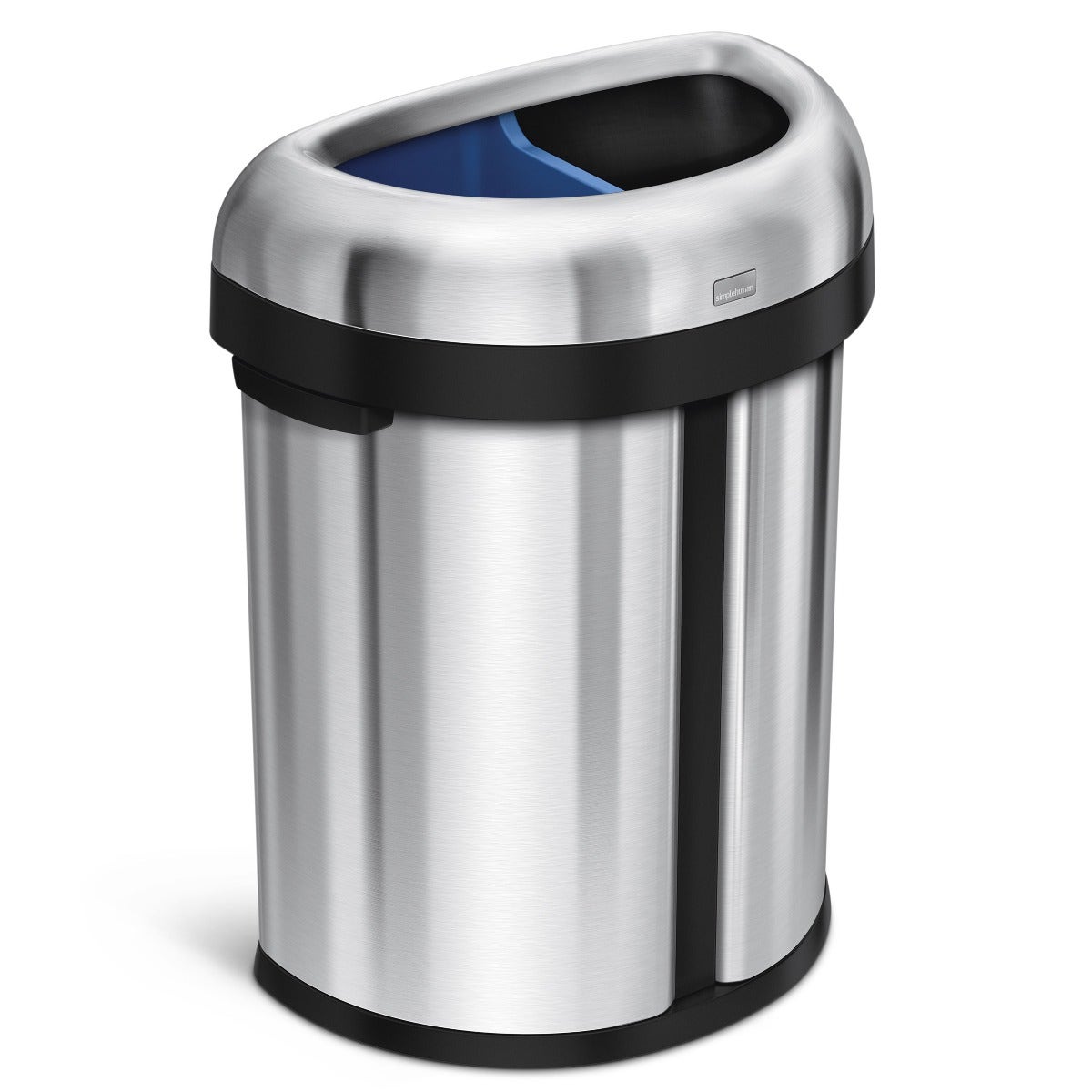 Bullet Open half ronde prullenbak voor recycling