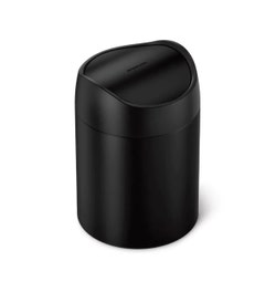 Simplehuman Tafelafvalbakje zwart - 1,5 liter - Mini Can