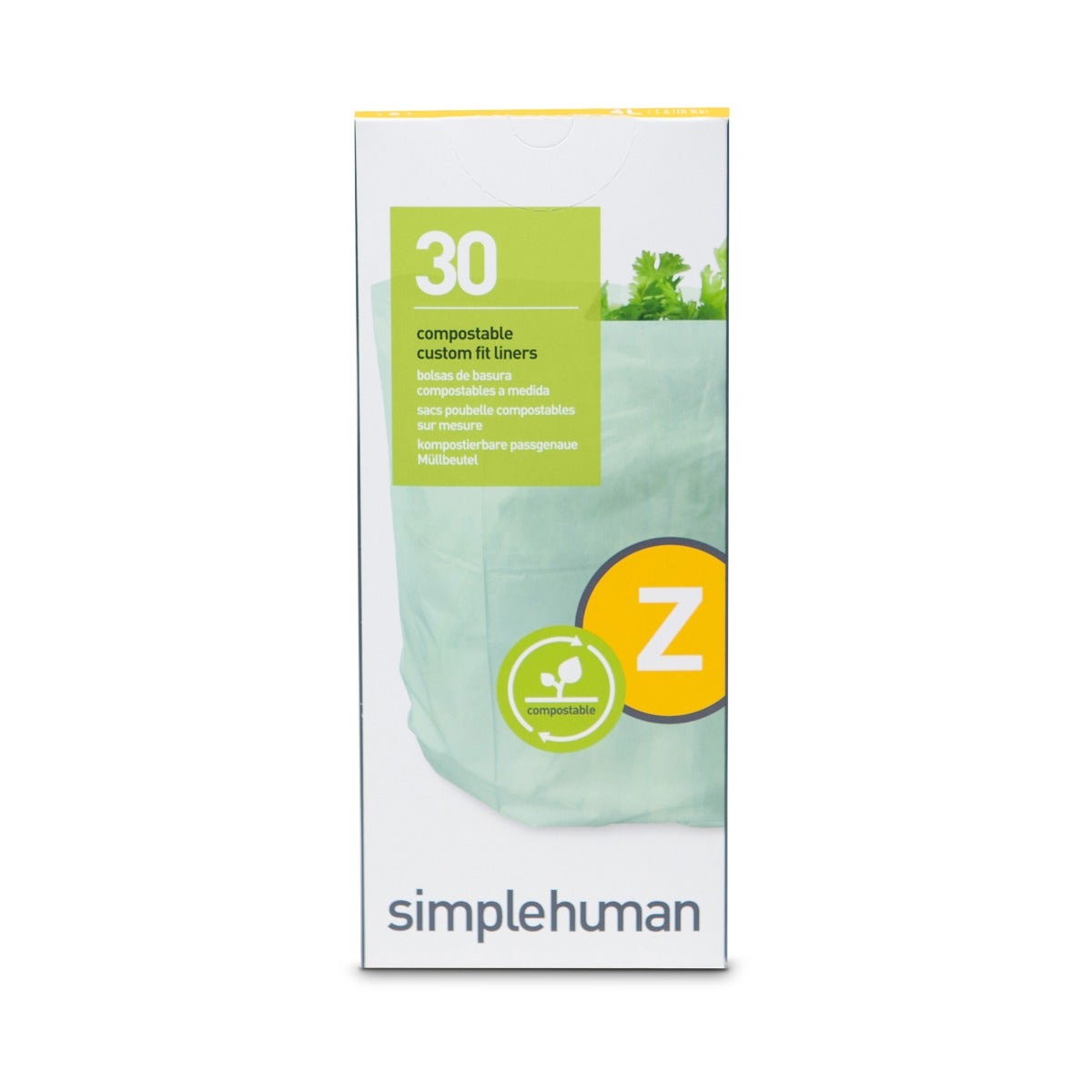 Simplehuman vuilniszakken code Z