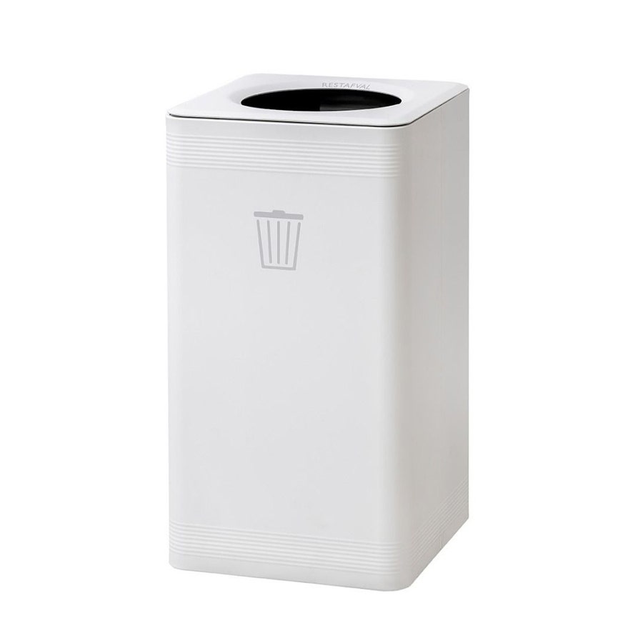 Afvalbak Ditch L 60 liter wit - restafval