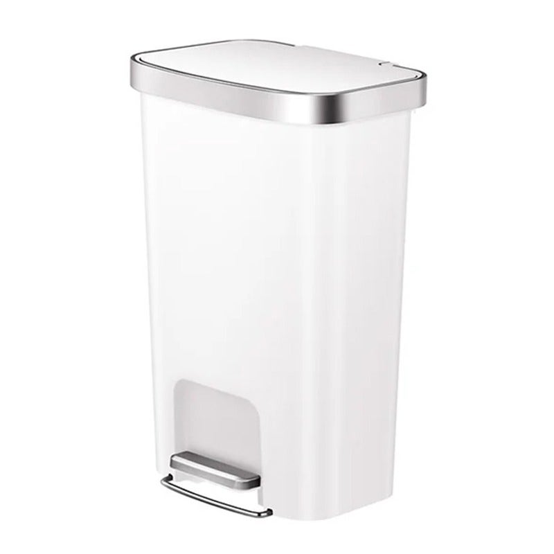 EKO Hana pedaalemmer 25 + 25 liter wit