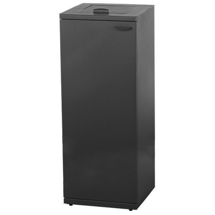 Paxa Erasmus prullenbak staal met klep 160 liter