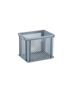 Stapelbak kunststof geperforeerd 400x300x320 mm 31 liter grijs - Euronorm