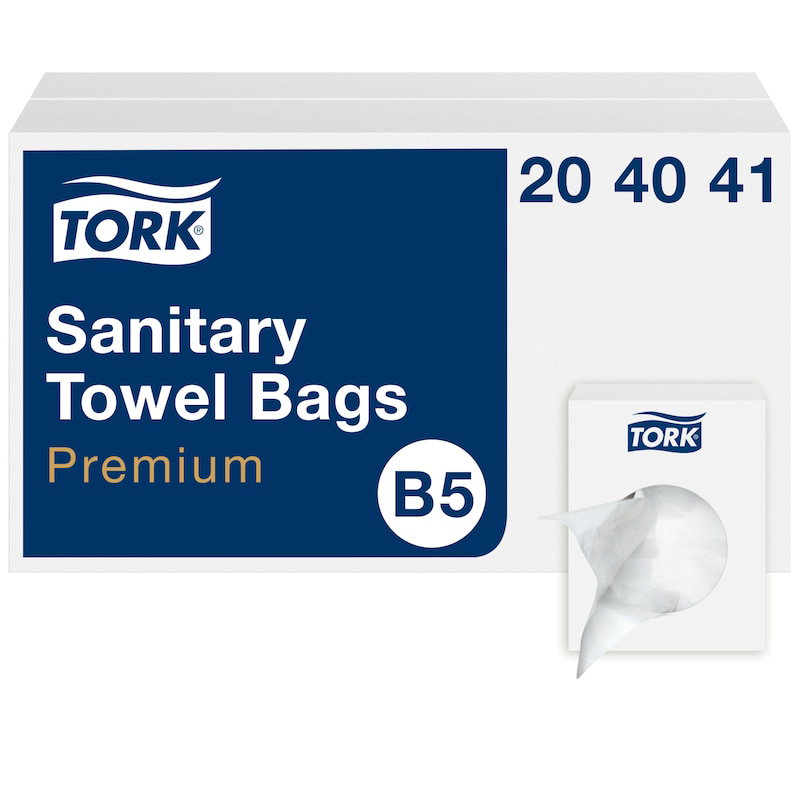 Tork hygiënezakjes wit - 48 cassettes à 25 stuks - 204041