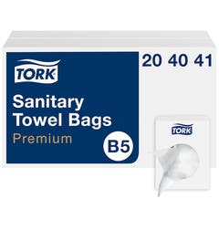 Tork hygiënezakjes wit - 48 cassettes à 25 stuks - 204041