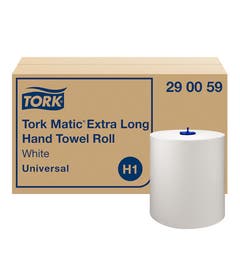 Tork H1 handdoekrol Matic universal, extra lang - 280 meter x 21cm - Pak 6 rollen - 290059