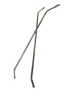 Schaarzwabber hoezen 100 cm katoen - set 2 stuks