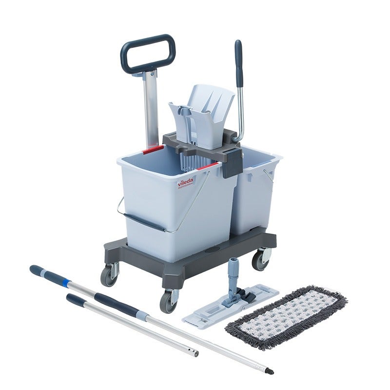 Vileda Ultraspeed Pro Ready to Go kit Double bucket