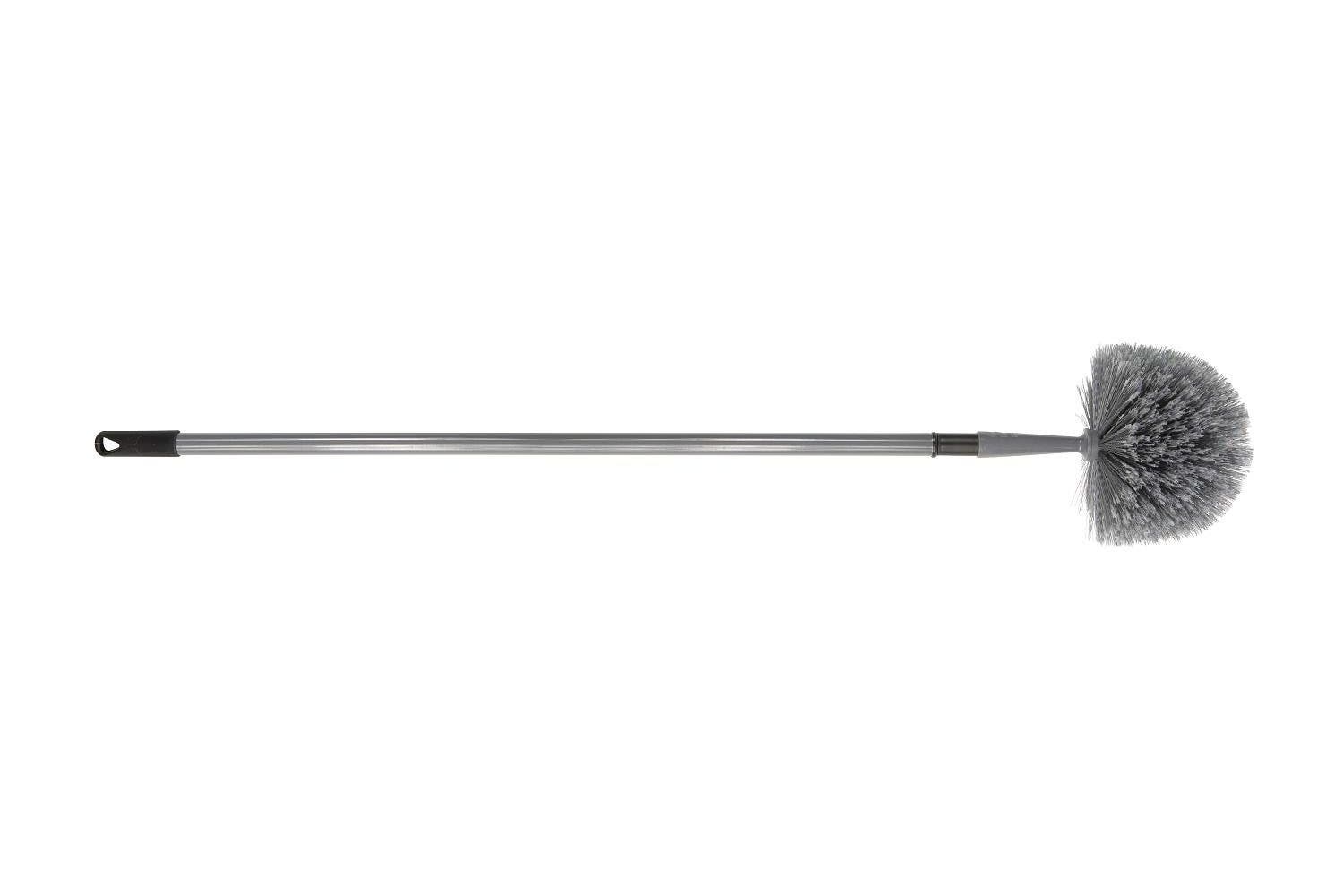 Raagbol rond kunstvezel met telescoopsteel 150 cm