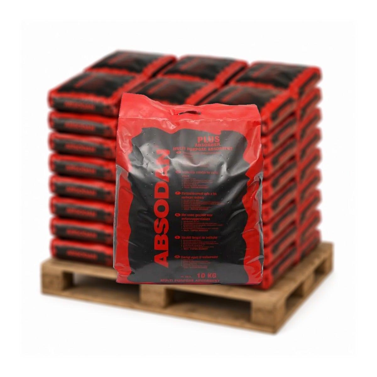 Pallet Absorptiekorrels Absodan Oil Sorb Plus 10 kg - vloerkorrels - zacht en fijn - 78 zakken