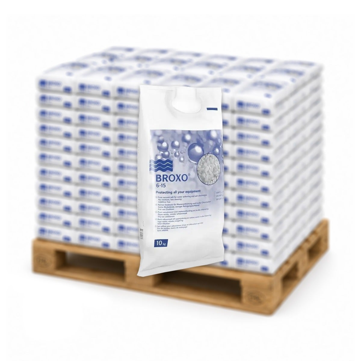 Pallet Broxo onthardingszout 10 kg (6-15mm) - 99 zakken 