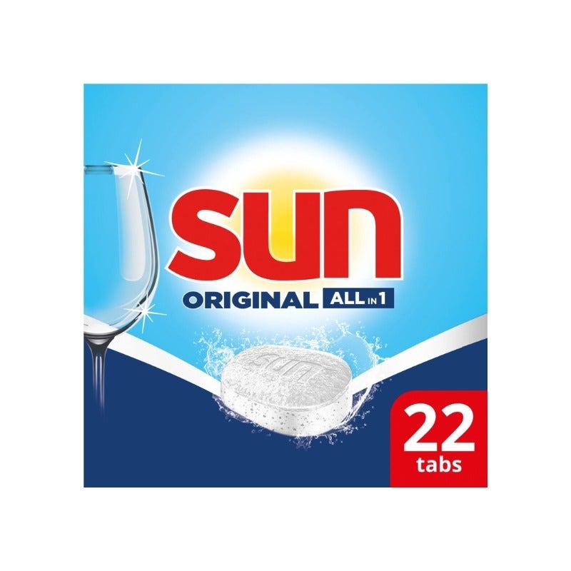 SUN All-in-1 Original Vaatwastabletten 22 stuks 