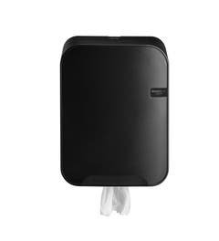 Poetsroldispenser zwart