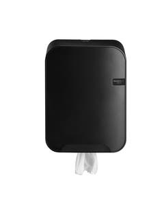 Poetsroldispenser zwart