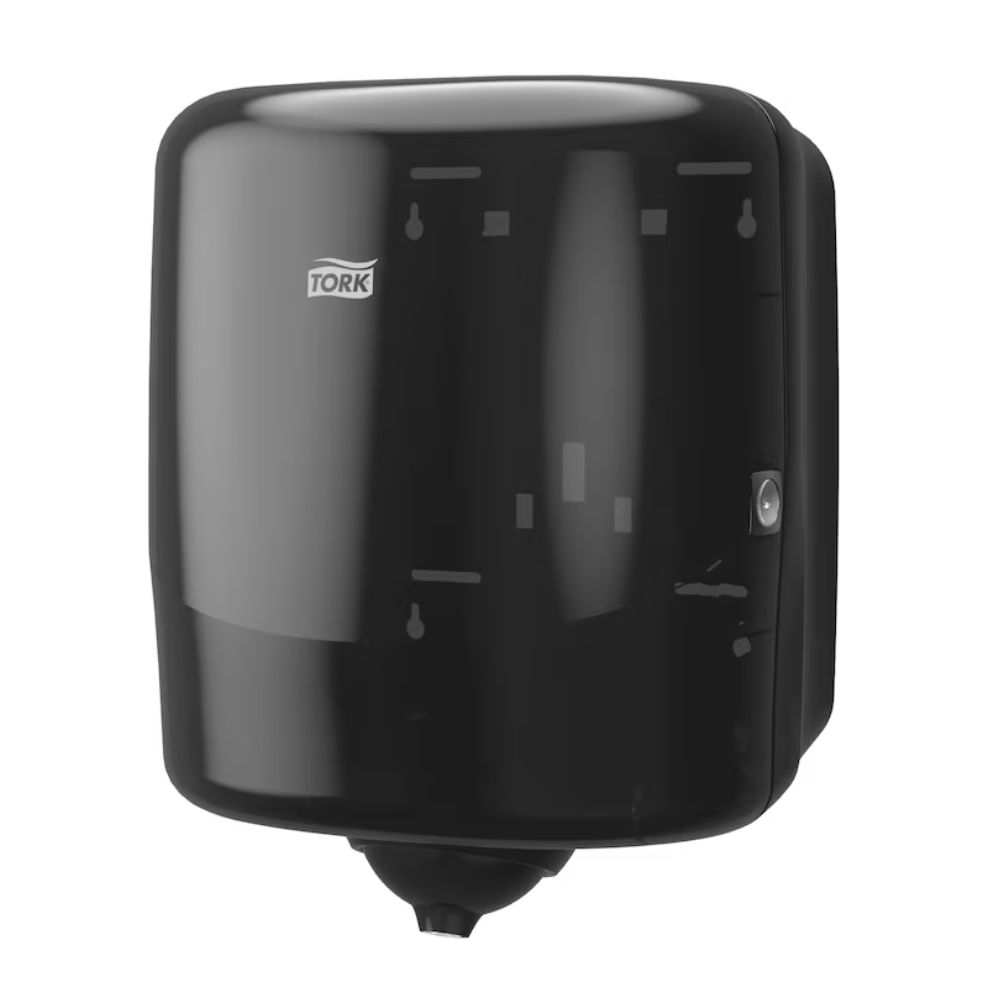 Tork M4 poetsroldispenser zwart - 473191