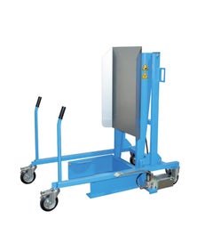 Kantelaar afvalcontainer MKS-F blauw - voetpomp