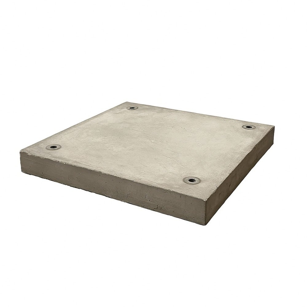 Betonpoer voor wegstandaard afvalcontainer 240 liter 