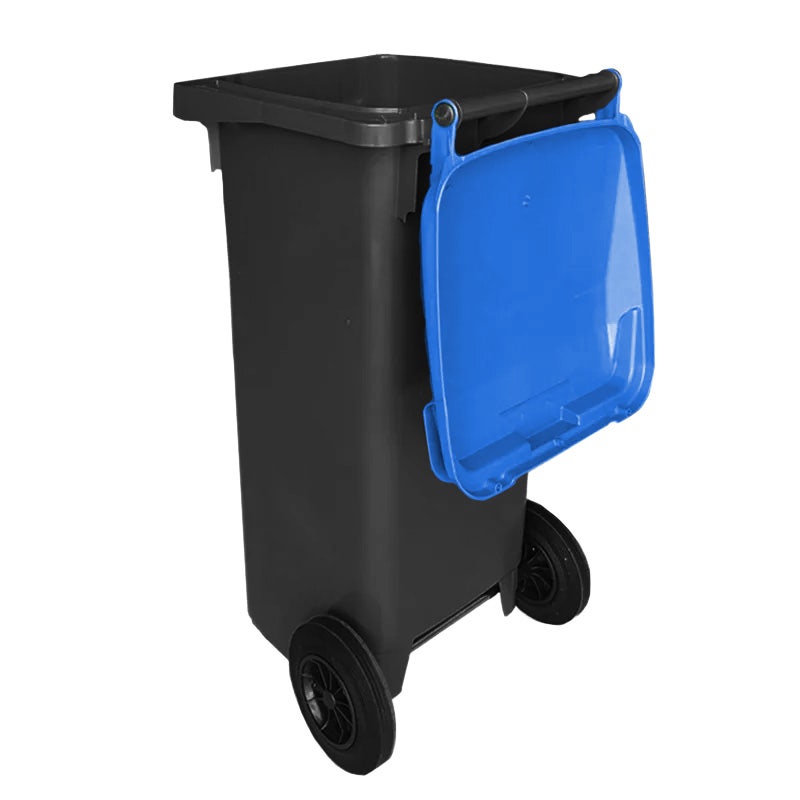 Kunststof Kliko Afval Rolcontainer Mini container - 120 liter - Geel