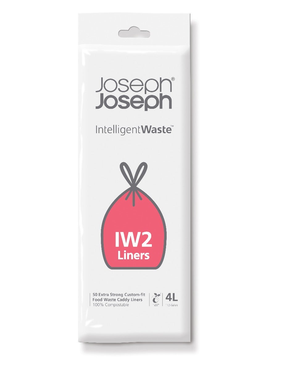 Joseph Joseph biozakken IW2 - 4 liter 36x34cm - 50 zakken