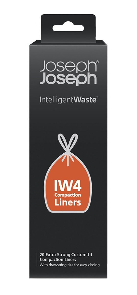 Joseph Joseph afvalzakken IW4 - 30 liter grijs - 20 stuks