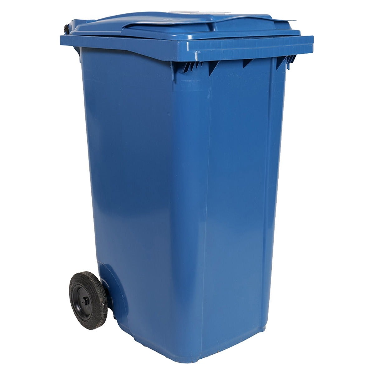 Afvalcontainer 240 liter gerecycled blauw