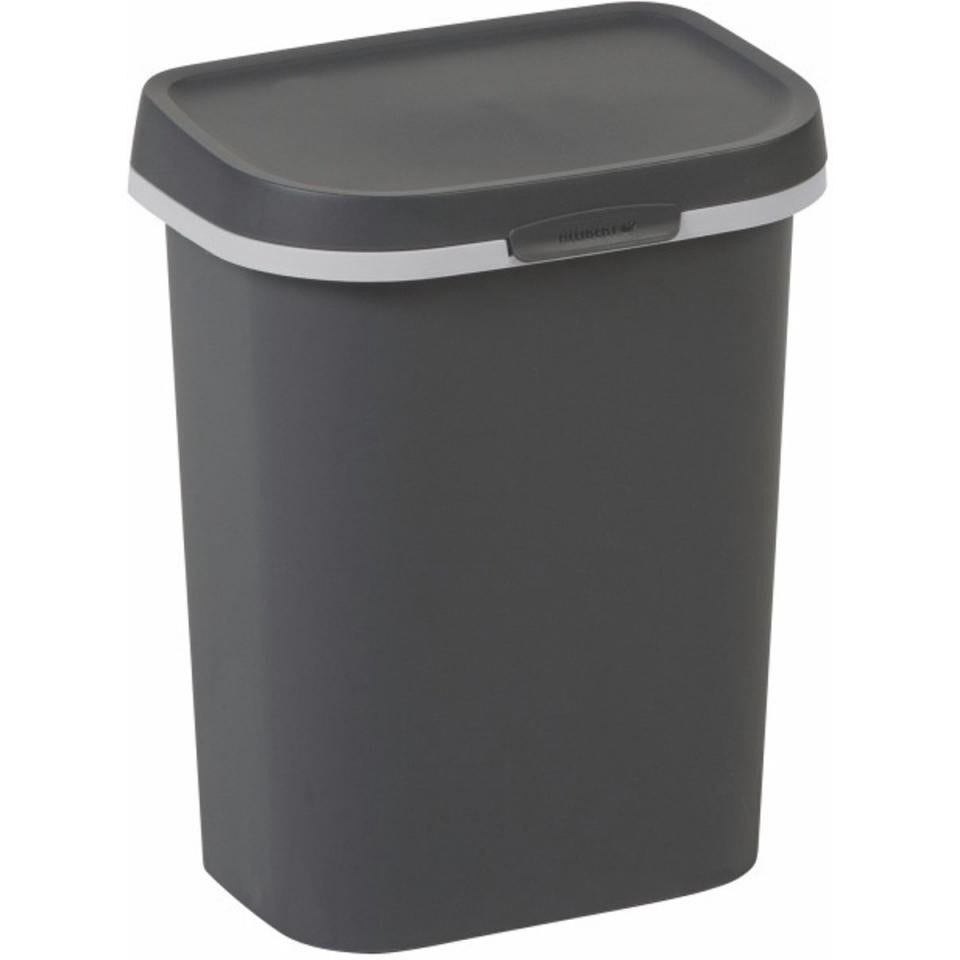 Curver Mistral afvalbak flat 10 liter antraciet