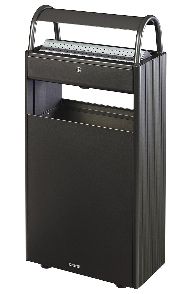 Buitenafvalbak en asbak in 1 - 60 liter - voor 7200 peuken