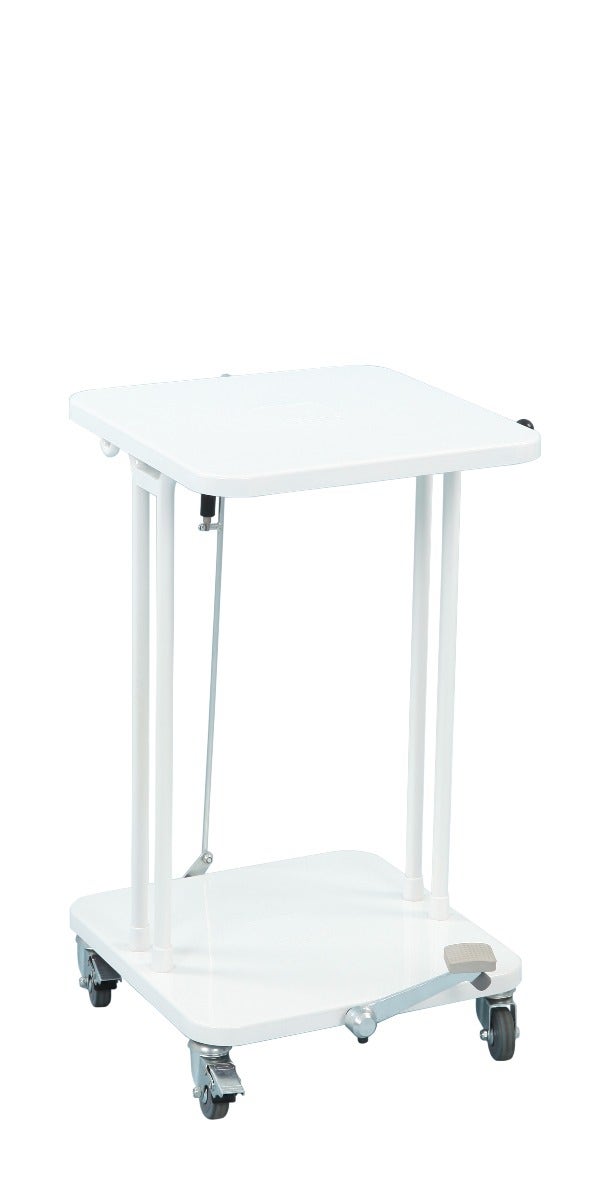 Afvalzakhouder Saekko Boy 40 liter wit met deksel en voetpedaal