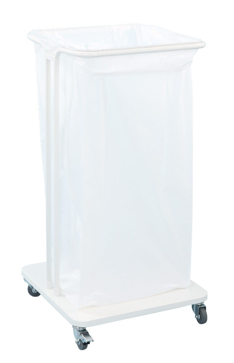 Saekko Boy afvalzakhouder 120 liter wit - witte afvalzak