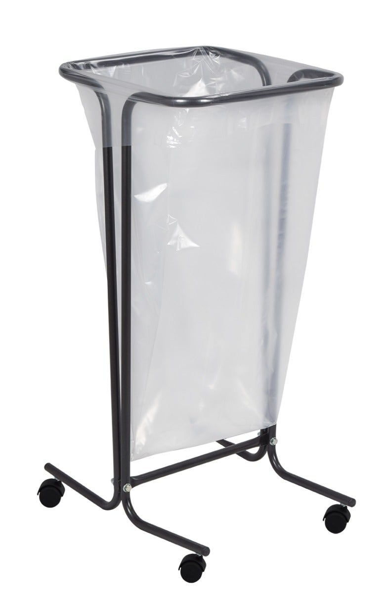 Afvalzakhouder 110 liter verrijdbaar - Grijs
