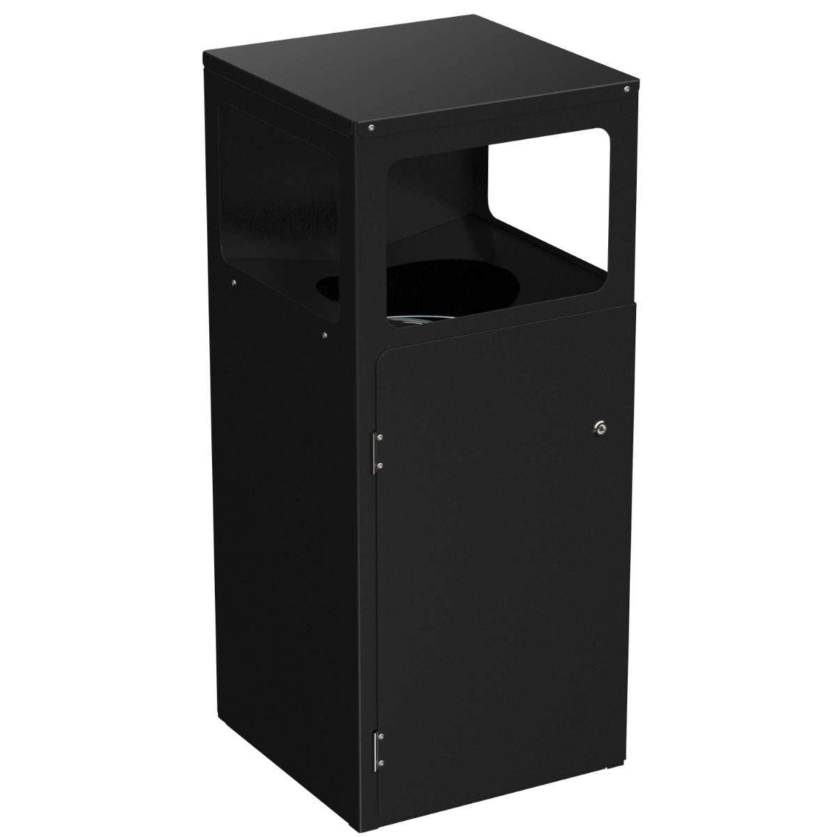 Horeca prullenbak 40 liter - inworp 3 zijdig - metalen binnenemmer