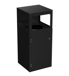 Horeca prullenbak 40 liter - inworp 3 zijdig - metalen binnenemmer