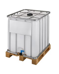 IBC container 1000 liter Werit - Vloeistofcontainer - Houten pallet - UN gekeurd - Nieuw