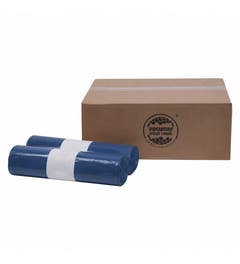 Afvalzakken 70x110cm T70 LDPE blauw - Doos 10 rollen à 20 stuks