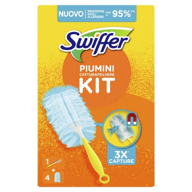 SWIFFER Duster starterskit met 4 navullingen