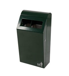 Buitenafvalbak Single BIN 60 groen - 2x25 liter - 2 vakken