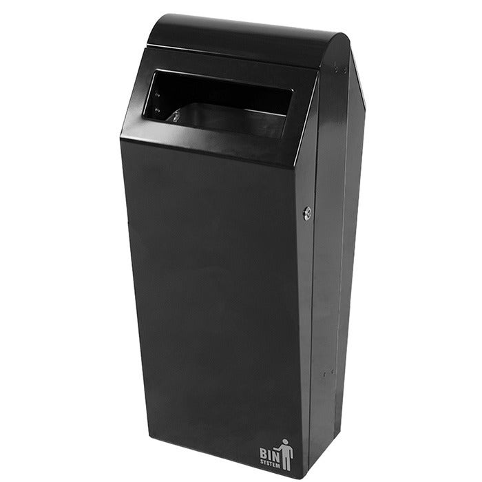 Buitenafvalbak Double BIN 120 zwart - 100 liter - 2 inworpzijdes