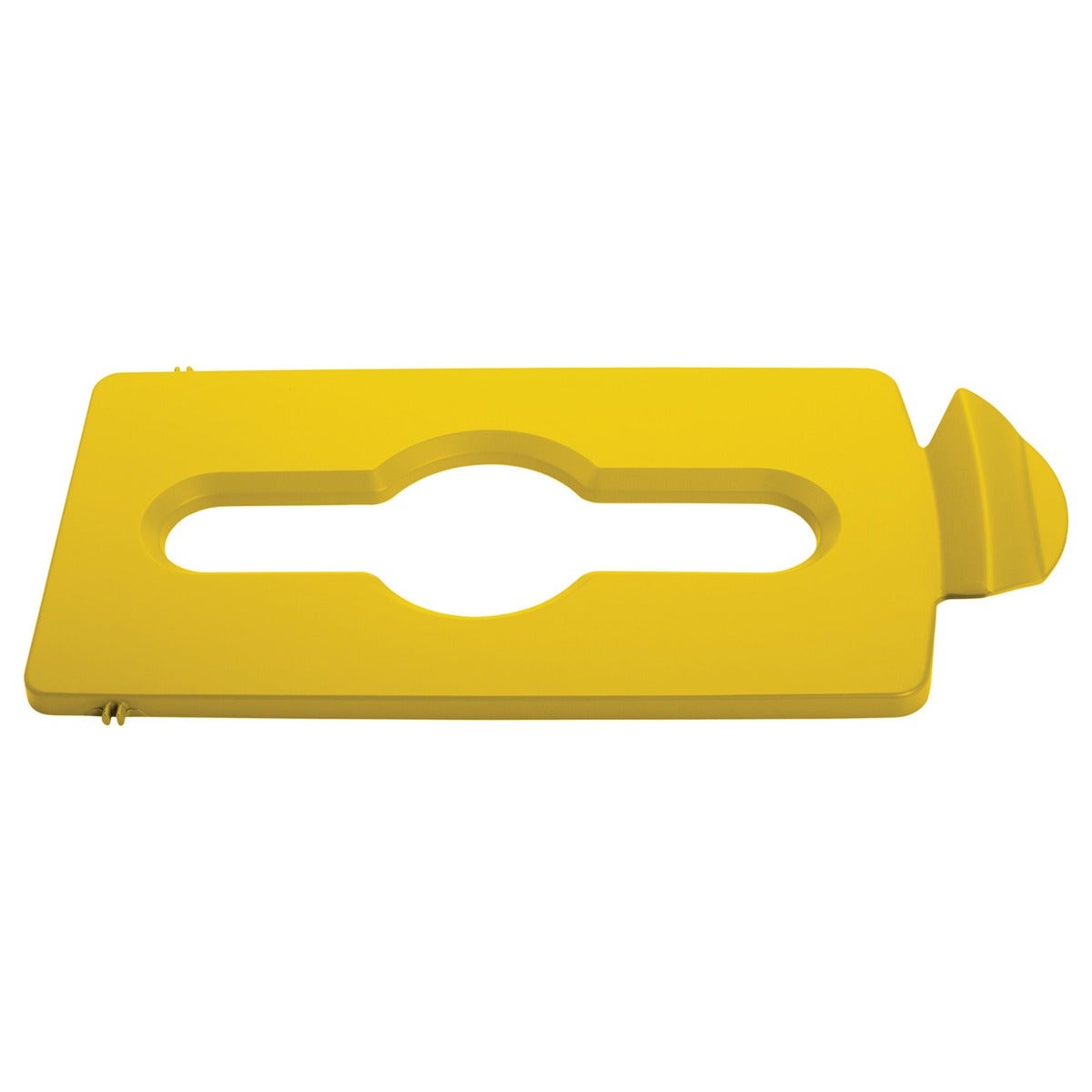 Deksel Slim Jim recyclingstation flessen/blik geel