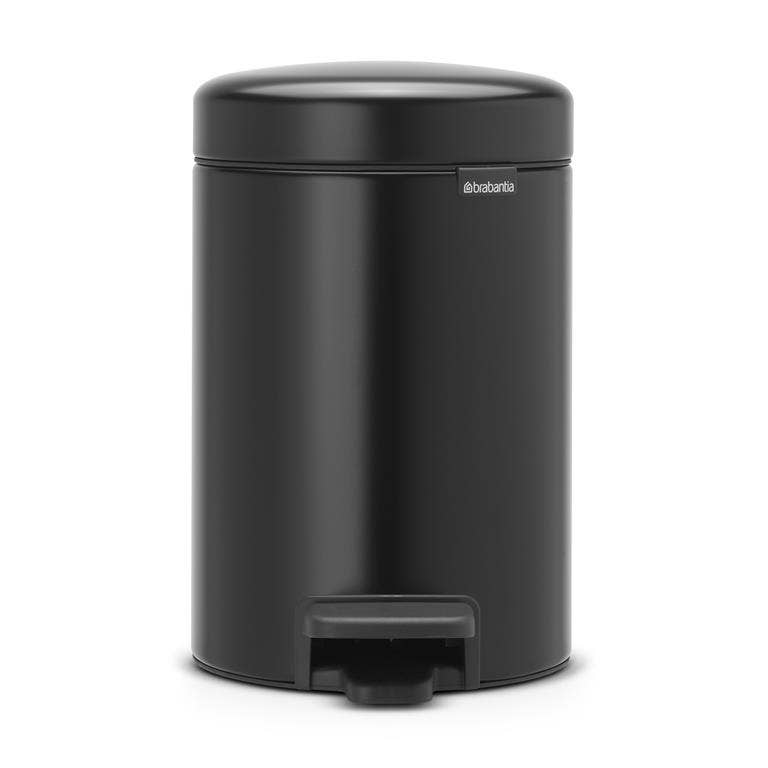 Brabantia NewIcon pedaalemmer 3 liter Matt Black