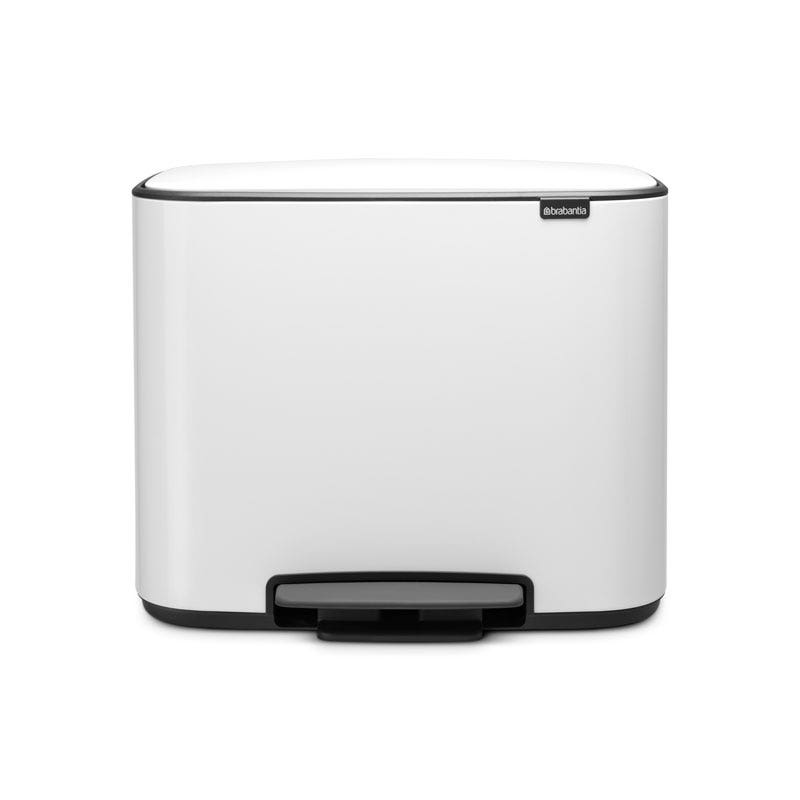 Brabantia Bo Pedaalemmer 11+11+11 liter White