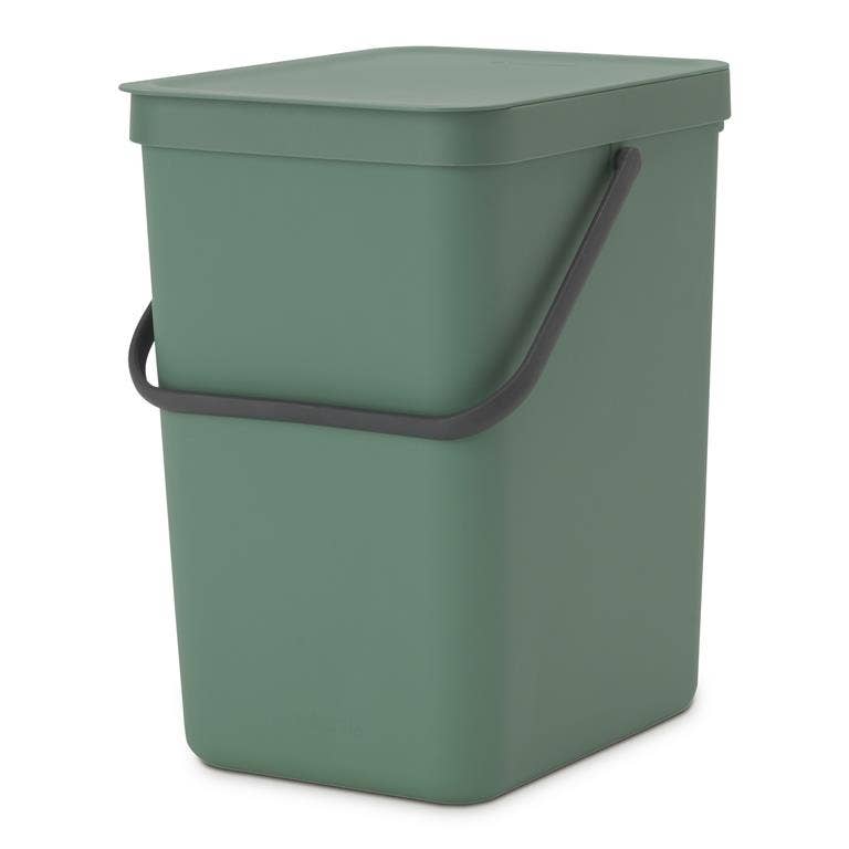 Brabantia afvalemmer Sort & Go 25 liter Fir Green