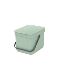 Brabantia afvalemmer Sort & Go 6 liter Jade