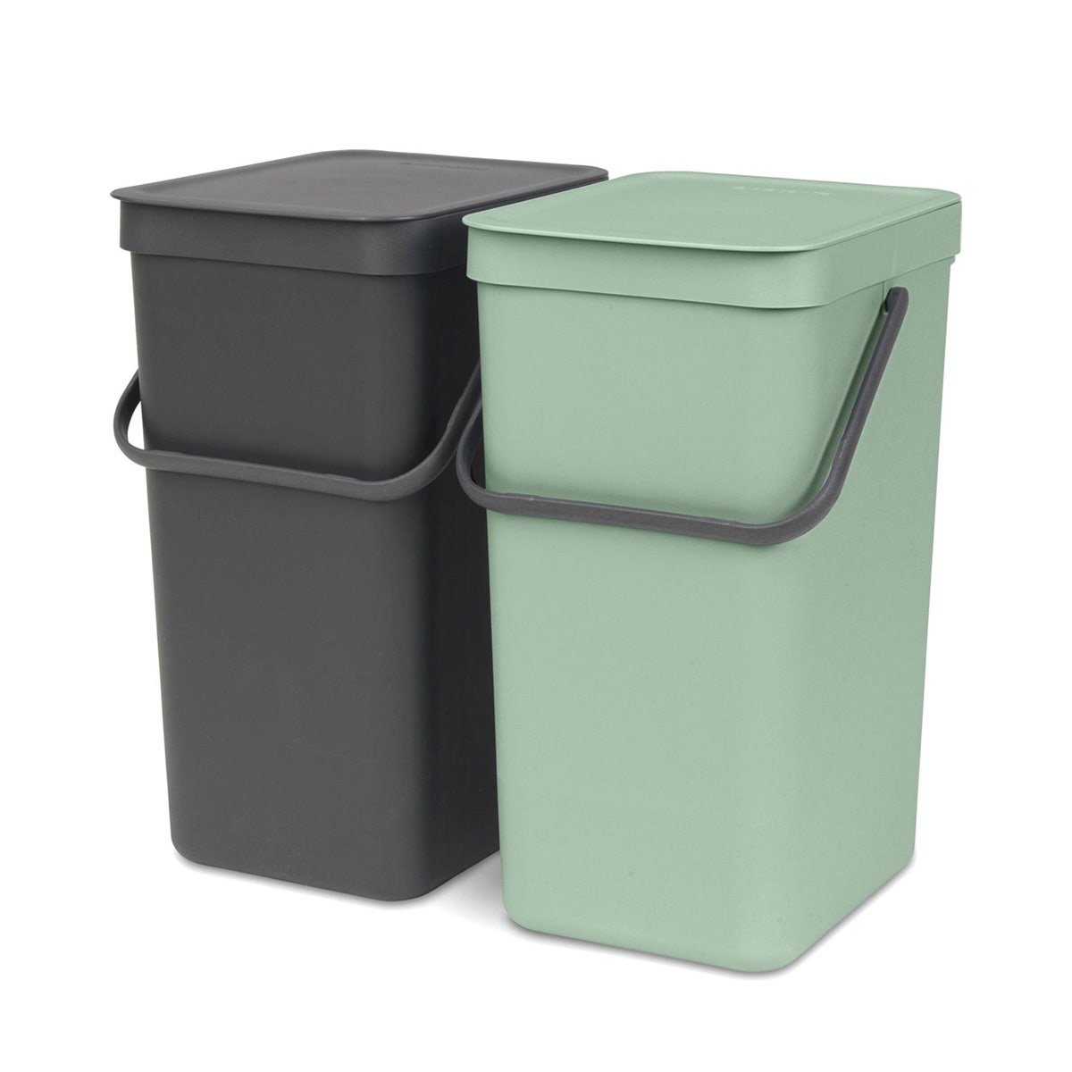 Brabantia afvalemmer Sort & Go 2x12 liter